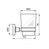 Стакан с держателем IOM Ideal Standard A9121AA