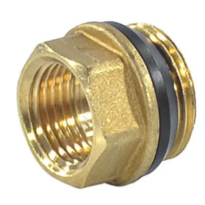 Переход латунь Ду 32х25 (1 1/4"х1") с герметичной прокладкой ВР/НР R593D Giacomini R593DY008