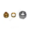 Переходник МП/PE-X латунь обжим Дн 16х2,2х16 Ру10 R179AM Giacomini R179MX013