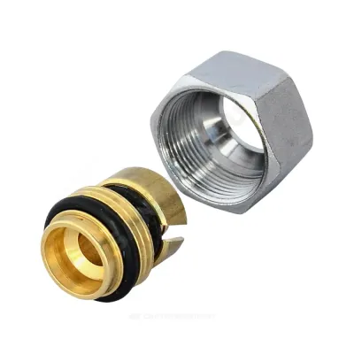 Переходник МП/PE-X латунь обжим Дн 16х2,2х16 Ру10 R179AM Giacomini R179MX013