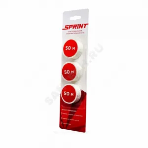 Нить уплотнительная набор катушек 3х50м (в блистере) среда: вода, газ SPRINT 04063