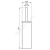 Ершик для унитаза с держателем IOM Ideal Standard A9108MY .