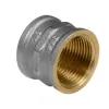 Муфта латунь никель Ду 25 (1") ВР 9018 ГОСТ 32585-2013 Aquasfera 9018-03