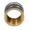 Муфта латунь никель Ду 25 (1") ВР 9018 ГОСТ 32585-2013 Aquasfera 9018-03