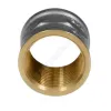Муфта латунь никель Ду 25 (1") ВР 9018 ГОСТ 32585-2013 Aquasfera 9018-03