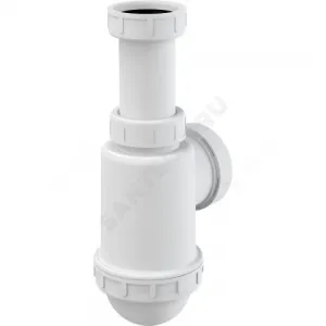 Сифон для кухонной мойки бутылочный 1 1/2"x40/50 без выпуска Alca Plast A443-DN50/40