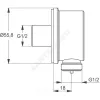 Смеситель для ванны с душем CERATHERM термостат Ideal Standard BD006XC