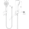 Смеситель для ванны с душем CERATHERM термостат Ideal Standard BD006XC