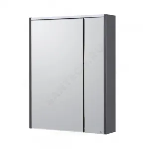 Шкаф зеркальный Ronda 60 белый глянец/антрацит Roca ZRU9302968