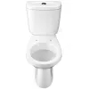 Унитаз-компакт Анимо белый нижний подвод верт/выпуск 2/реж дюропласт Soft close Santek 1.WH30.2.136