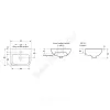 Умывальник подвесной CONTOUR 37 Ideal Standard S212201 .