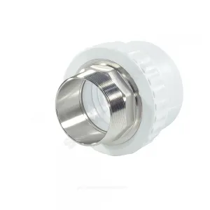 Муфта PP-R комбинированная под ключ белая Дн 110х4" НР VALFEX 10135110