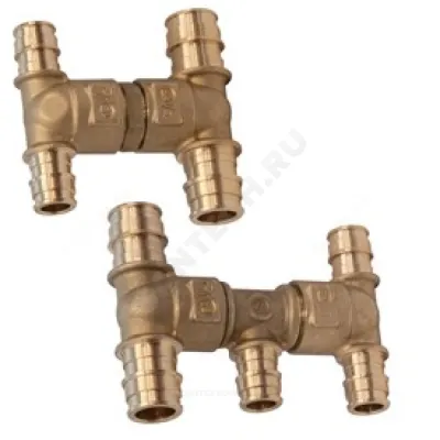 Распределитель для PE-X латунь Дн 20х20х16х16х16 GX152 Giacomini GX152Y043