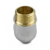 Угольник латунь никель Ду 25 (1") ВР/НР 9002 ГОСТ 32585-2013 Aquasfera 9002-03