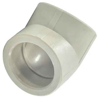 Угольник PP-R серый внутренняя пайка Дн 63х45гр VALFEX 10107063Г