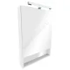 Шкаф зеркальный The Gap 60 белый матовый Roca ZRU9302748
