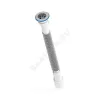 Сифон для умывальника гофрированный 1 1/4"x40/50 удлиненный выпуск с нержавеющей решёткой D=65мм АНИ Пласт G216