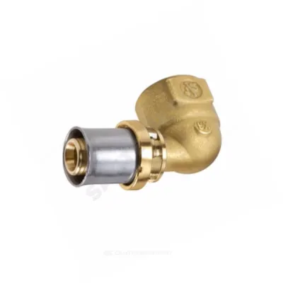 Угольник МП/PE-X латунь пресс Дн 20х1/2"х90гр ВР RM129 Giacomini RM129Y037