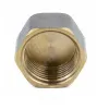 Заглушка латунь никель Ду 15 (1/2") ВР 9016 ГОСТ 32585-2013 Aquasfera 9016-01