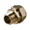 Муфта латунь Ду 15х1/2" обжим/НР для нержавеющих труб STAHLMANN SSML1501/2BEF