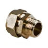 Муфта латунь Ду 15х1/2" обжим/НР для нержавеющих труб STAHLMANN SSML1501/2BEF
