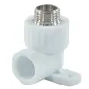Угольник PP-R комбинированный белый НР Дн 20х1/2" с креплением VALFEX 10121020
