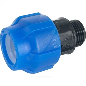 Муфта компрессионная ПЭ Дн 20х1/2" НР Ру16 VALFEX 121001122020
