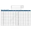 Труба (PP-MD) с раструбом бесшумная светло-серая Skolan dB SKEM Дн 160х5,3 (DN150) б/нап L=0,5м в/к Ostendorf 337020