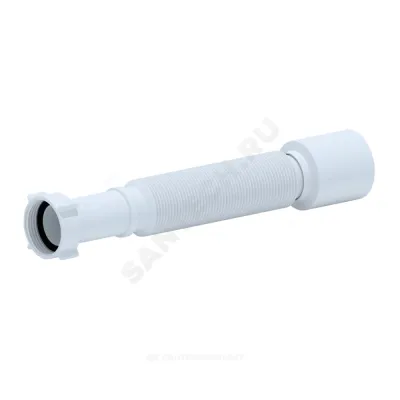 Гофра с гайкой 1 1/4"x50 L=320-730мм АНИ Пласт K205