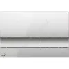 Кнопка для инсталляции хром матовый Alca Plast M1722