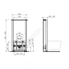 Инсталляция для биде PROSYS Ideal Standard R016267