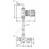 Узел нижнего подключения RTR-КE для однотр Ду 15 Ру10 1/2"x3/4"ЕК угловой Danfoss 013G7040