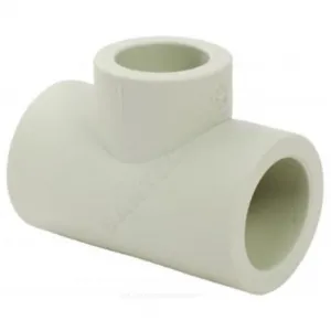 Тройник PP-R переходной серый Дн 110х63х110 внутренняя пайка VALFEX 10106310Г