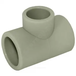 Тройник PP-R переходной серый Дн 110х63х110 внутренняя пайка VALFEX 10106310Г