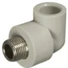 Угольник PP-R комбинированный серый НР Дн 32х1" VALFEX 10126032Г
