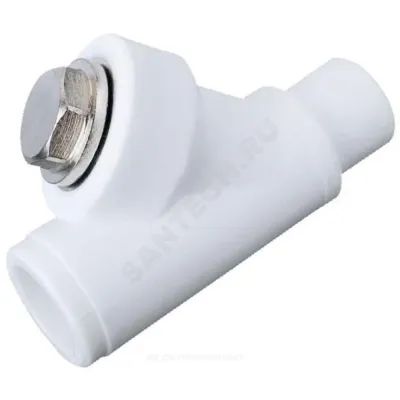 Фильтр PP-R сетчатый белый внутр/наруж пайка Дн 20х45гр VALFEX 10142020