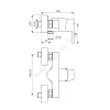 Смеситель для душа Vito одноручный Ideal Standard B0411AA