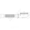 Сифон для поддона 1 1/2"x90 h=53мм слив крышка D=115мм АНИ Пласт E355C