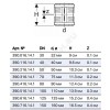 Муфта PP-MD двухраструбная бесшумная Silent-PP Дн 50 б/нап в/к Geberit 390.216.14.1