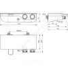 Смеситель для ванны с душем CERATHERM S200 термостат Ideal Standard A7330AA