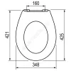 Сиденье для унитаза Victoria белое дюропласт Soft close Roca ZRU8013920