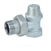 Клапан запорный для радиатора R14TG Ду 32 Ру16 ВР угловой Giacomini R14X036