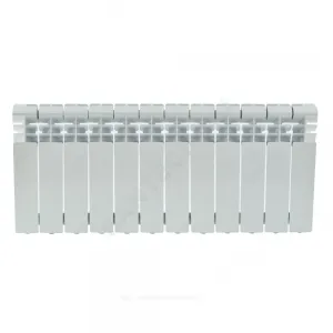 Радиатор алюминиевый Alpha 350 12 секций RAL 9016 (белый) Ogint