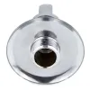 Кран шаровой латунный бытовой хром 1044 G1/2"х3/4" Ру10 НР редуцированный бабочка Aquasfera 1044-01