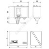 Реле давления KPI 35 -0.2-8 1/4" Danfoss 060-121766