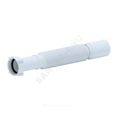 Гофра с гайкой 1 1/4"x40 L=320-730мм АНИ Пласт K204