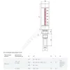 Термометр жидкостной виброустойчивый прямой L=150мм G1/2" 160С ТТ-В-150 150/64 Росма 00000002843