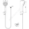 Смеситель для ванны с душем CERAFLEX одноручный Ideal Standard BC447AA