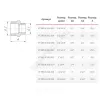 Ниппель латунь никель переходной Ду 40х25 (1 1/2"х1") НР VALFEX VF.580.N.112.100