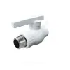 Кран PP-R шаровой белый НР Дн 25х3/4" Ру25 VALFEX 10144225